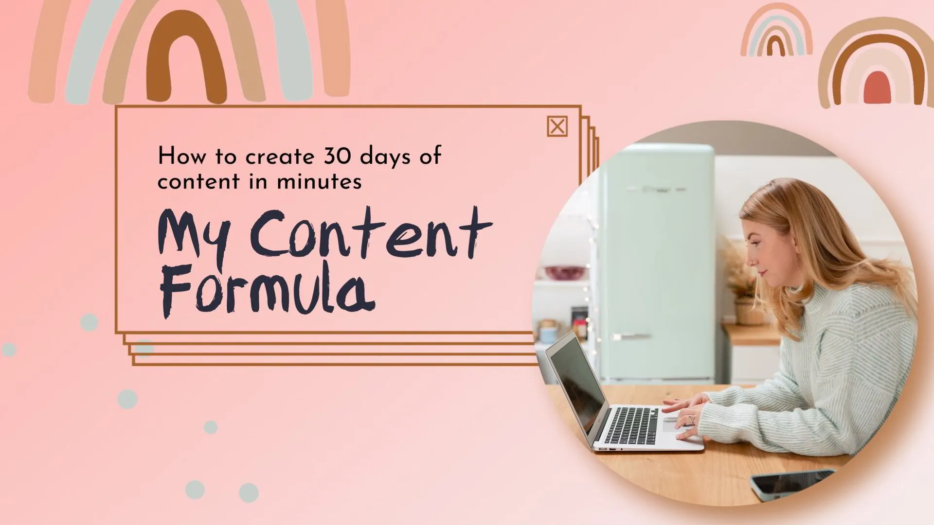 My Content Formula