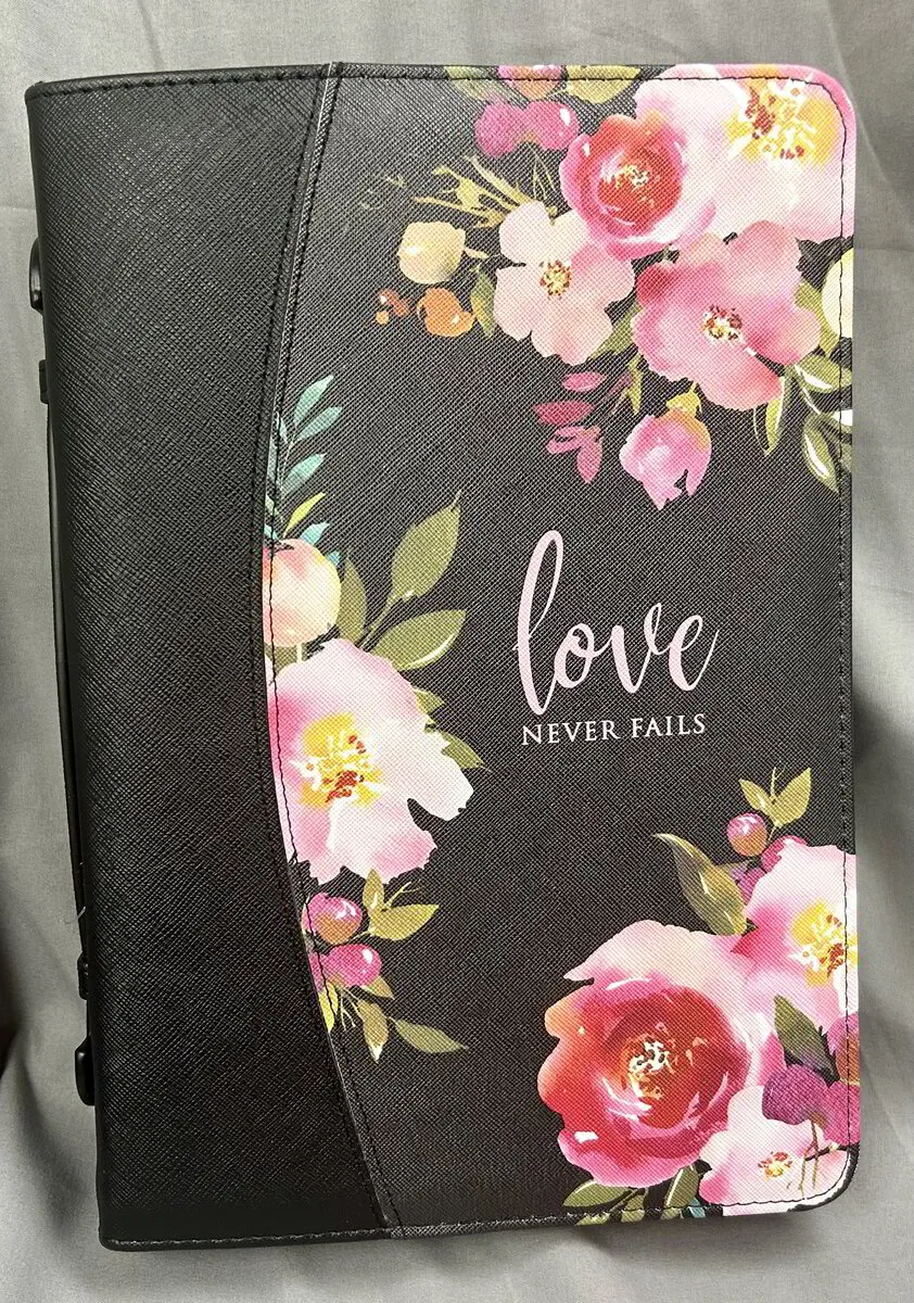 Love Never Fail - Bible Cover/Portfolio