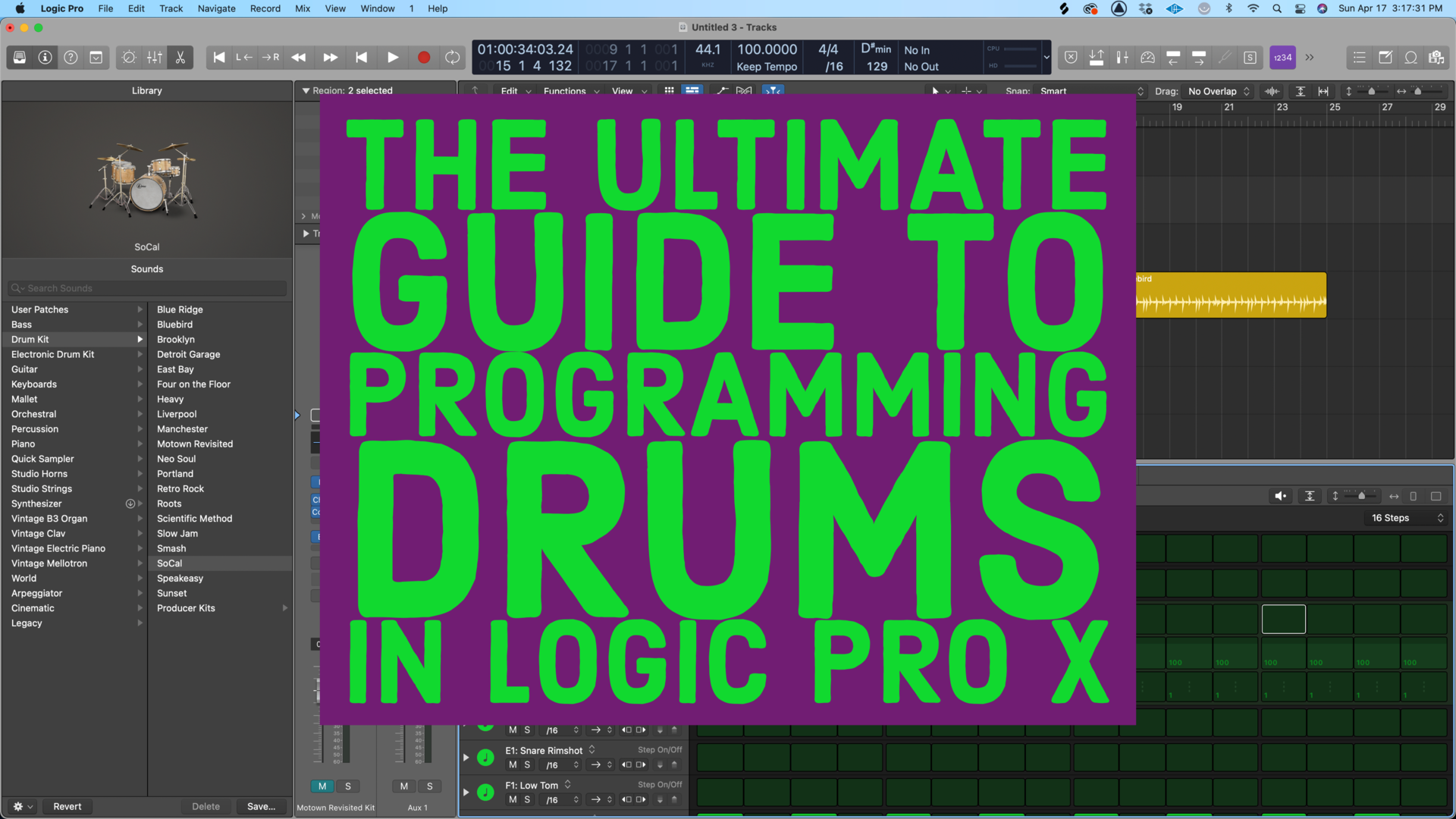 The Ultimate Guide to Programing Drums in Logic Pro X