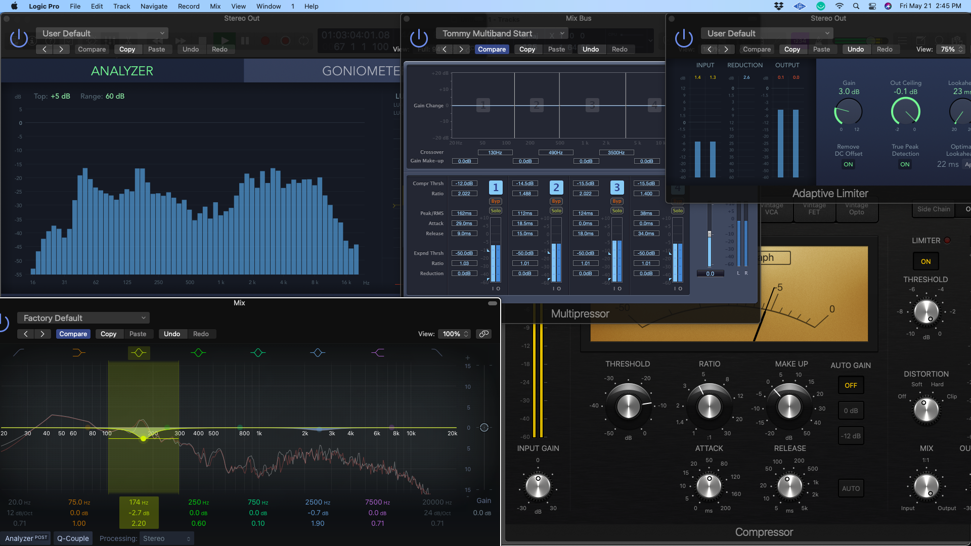 logic pro x mastering template download