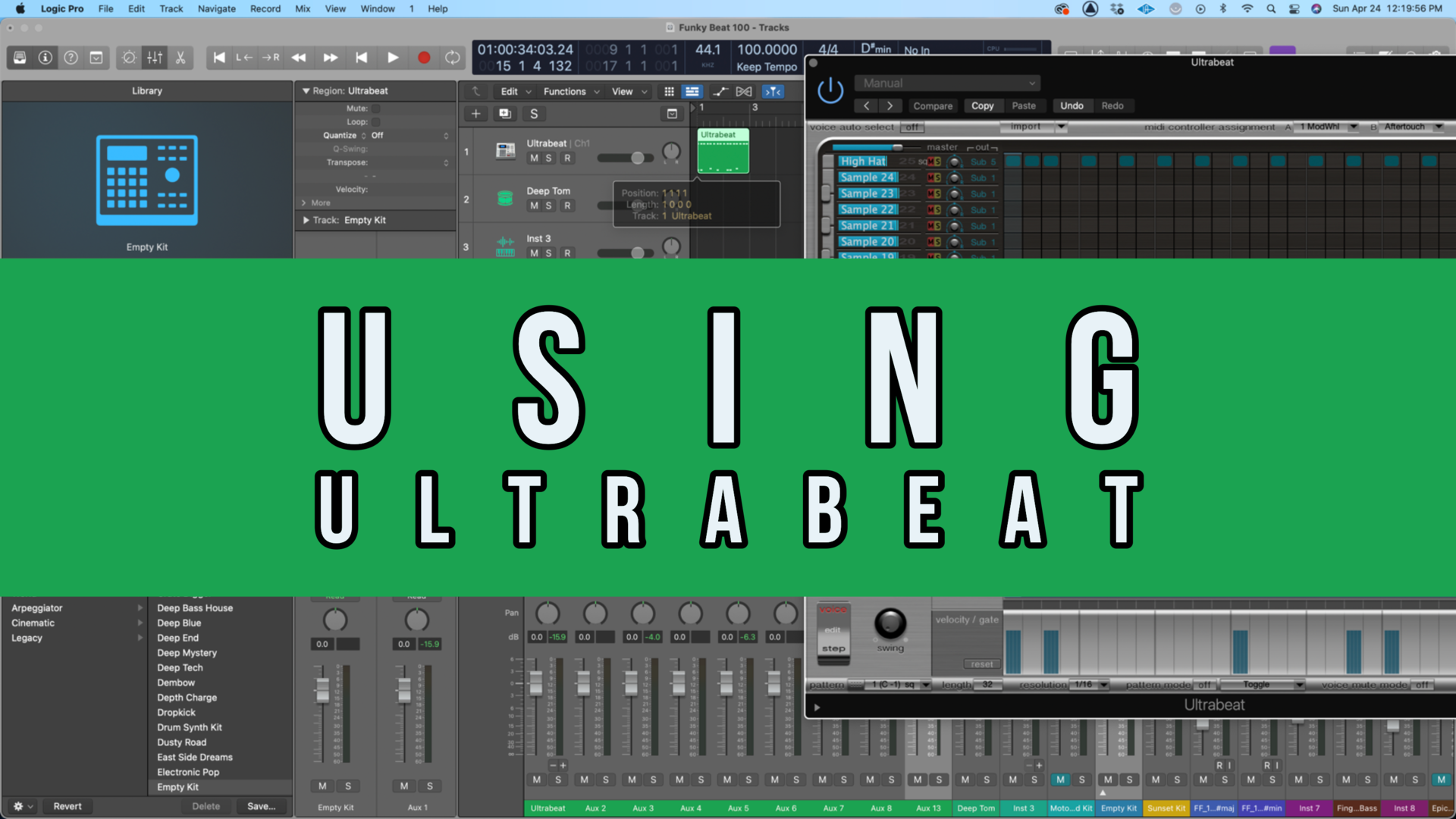 The Ultimate Guide to Ultrabeat in Logic Pro X