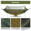 2-In-1 Anti-Mosquito Outdoor Camping Hammock