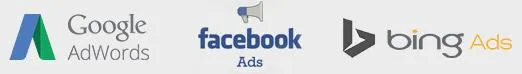 Facebook Ads Google Adwords and Bing Ads