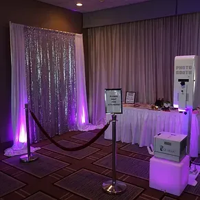 open air booth rental - ice blue group
