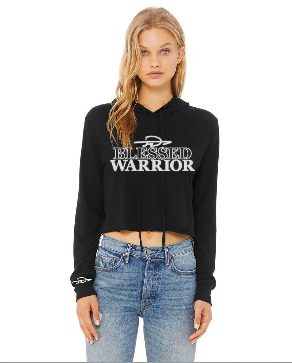 Ladies' Cropped Fleece Hoodie 