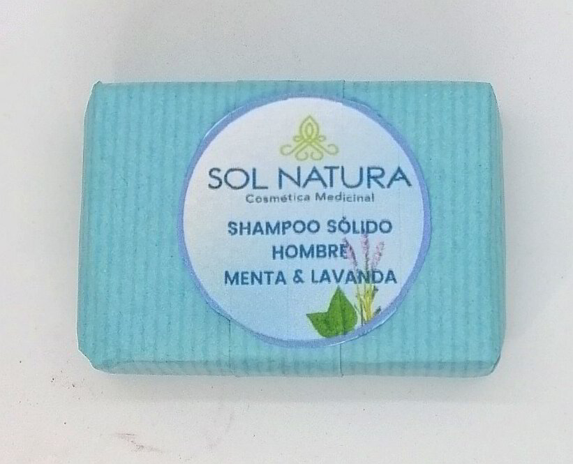 SHAMPOO SÓLIDO PARA EL - MENTA Y LAVANDA