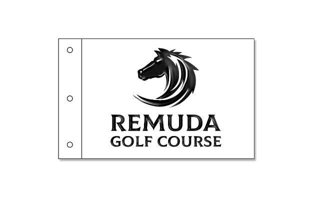 Large Remuda Logo Flag measuring 14x20 inches