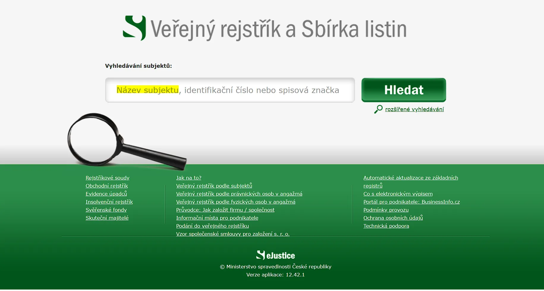 Czech Republic Company Business Register online