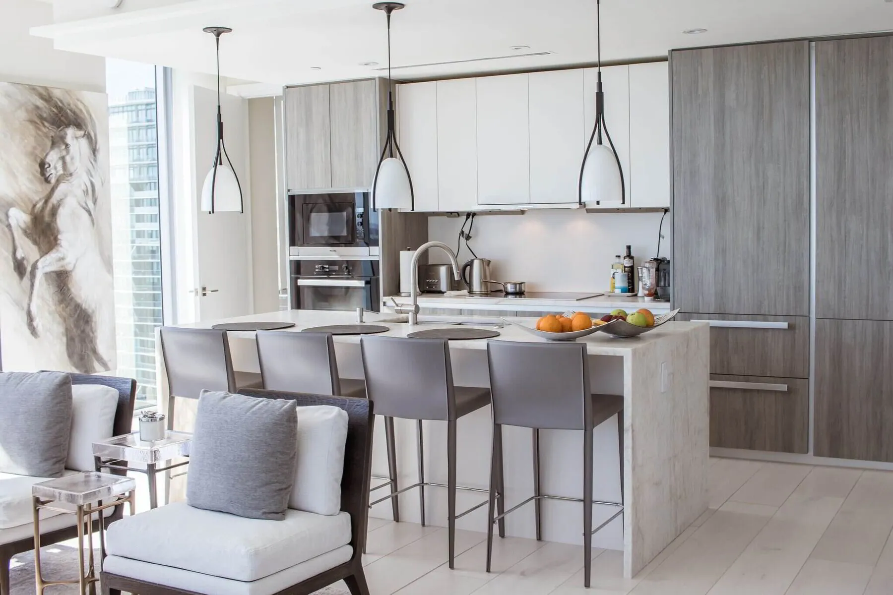 Contemporary High Rise Kitchen Kitchen Remodel by J Romano Group Inc. project photo