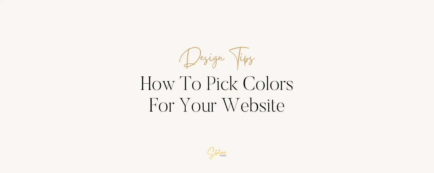 How To Pick Colors For Your site