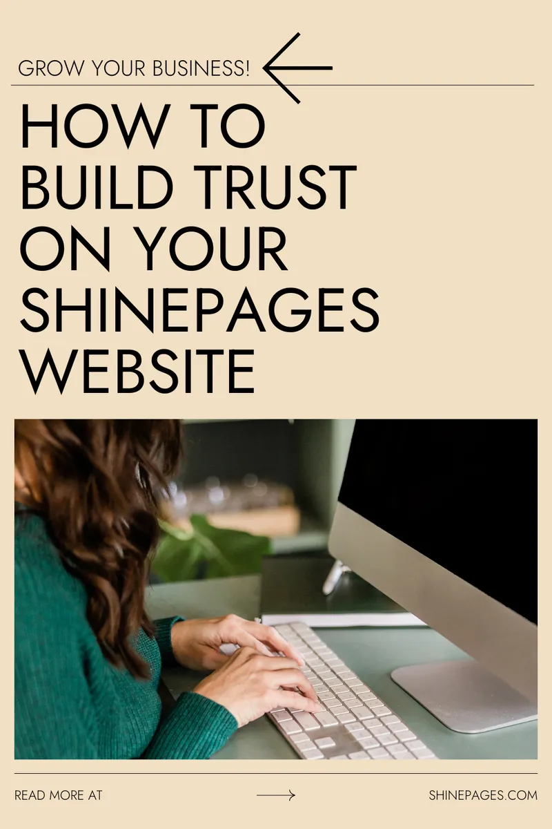 How to Build Trust on Your ShinePages Website