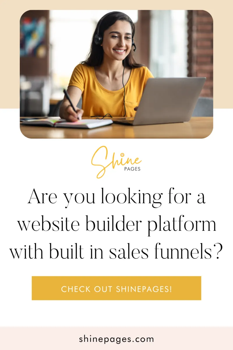 How to Build a Sales Funnel (ShinePages)