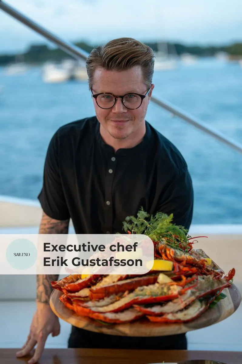 executive private chef private yacht dining