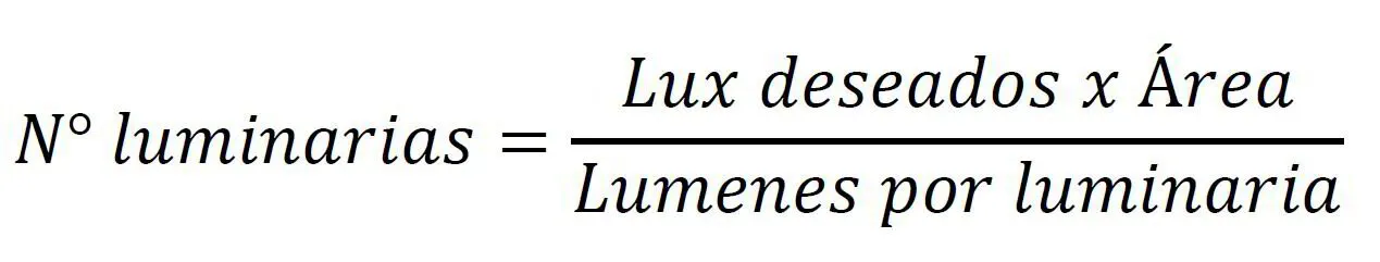 Frmula_Numero_de_Luminarias_-_DUMALUX