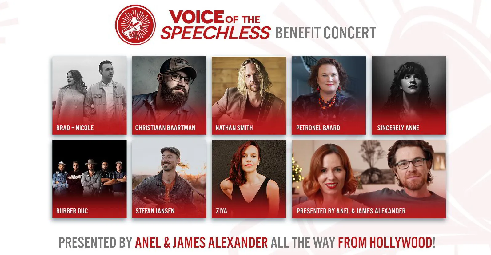 Voice of the Speechless Online Benefit Concert