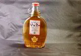 Maple Syrup in Glass Bottle