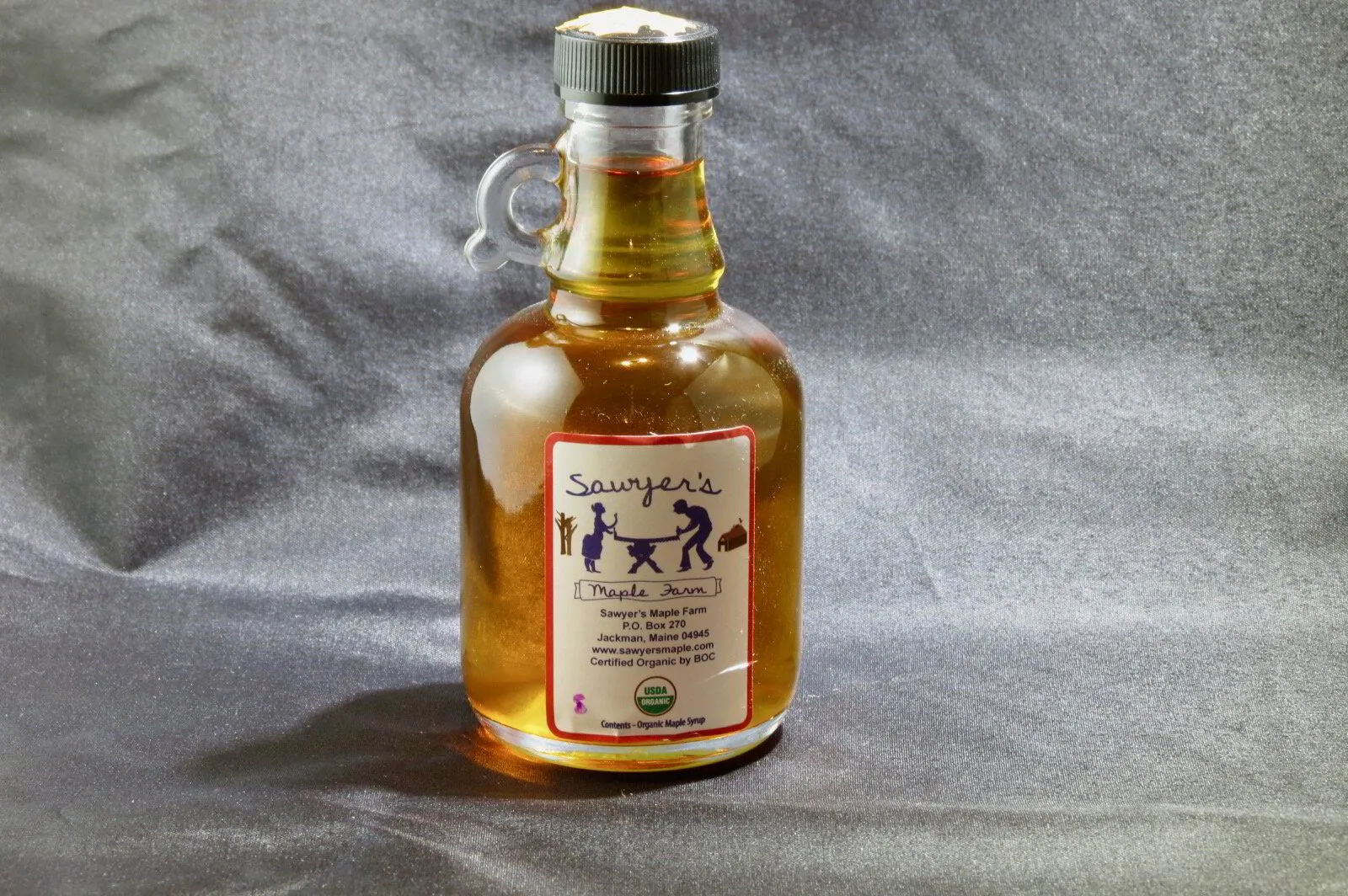 Maple Syrup in Glass Gallone