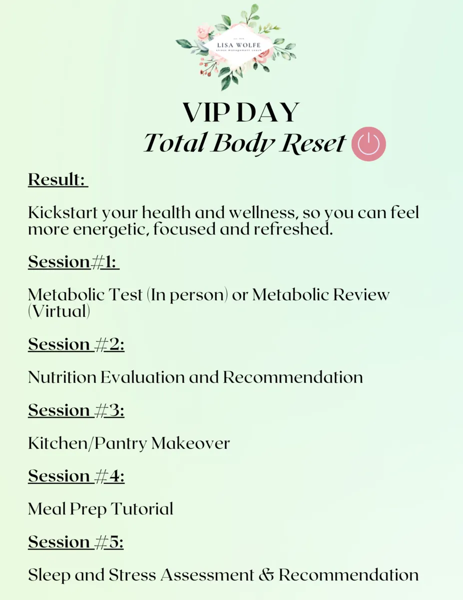 VIP Day - Total Body Reset