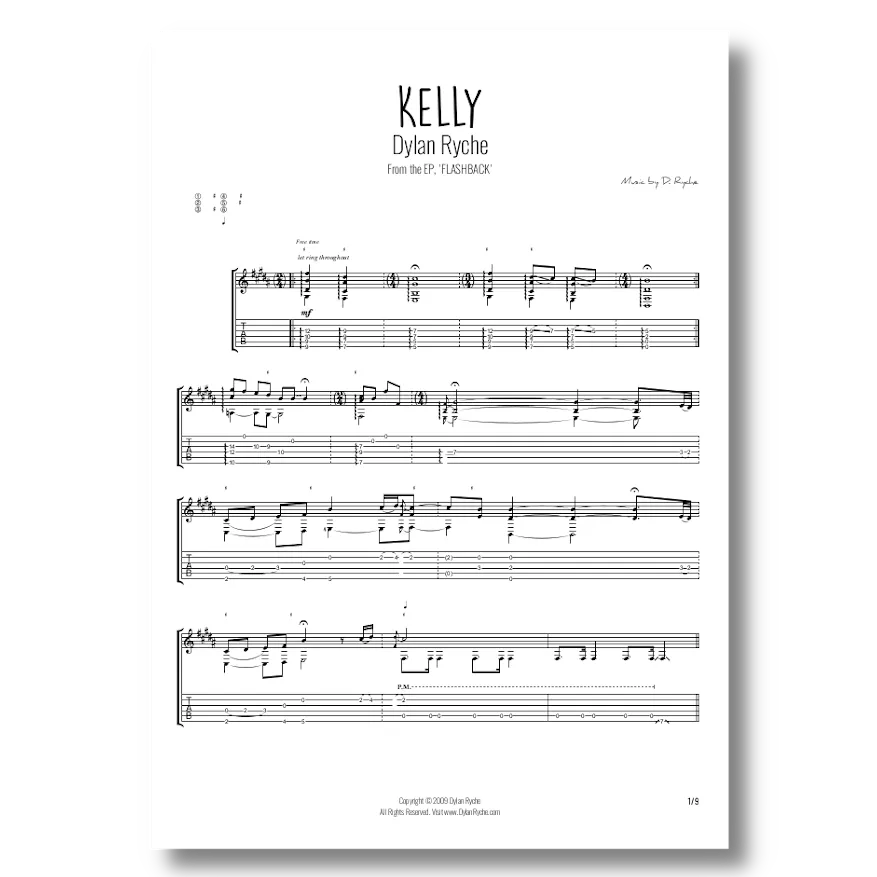 'Kelly' (Flashback) - Guitar TAB