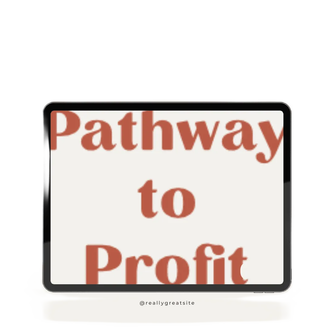 Pathway to Profit Strategy Session