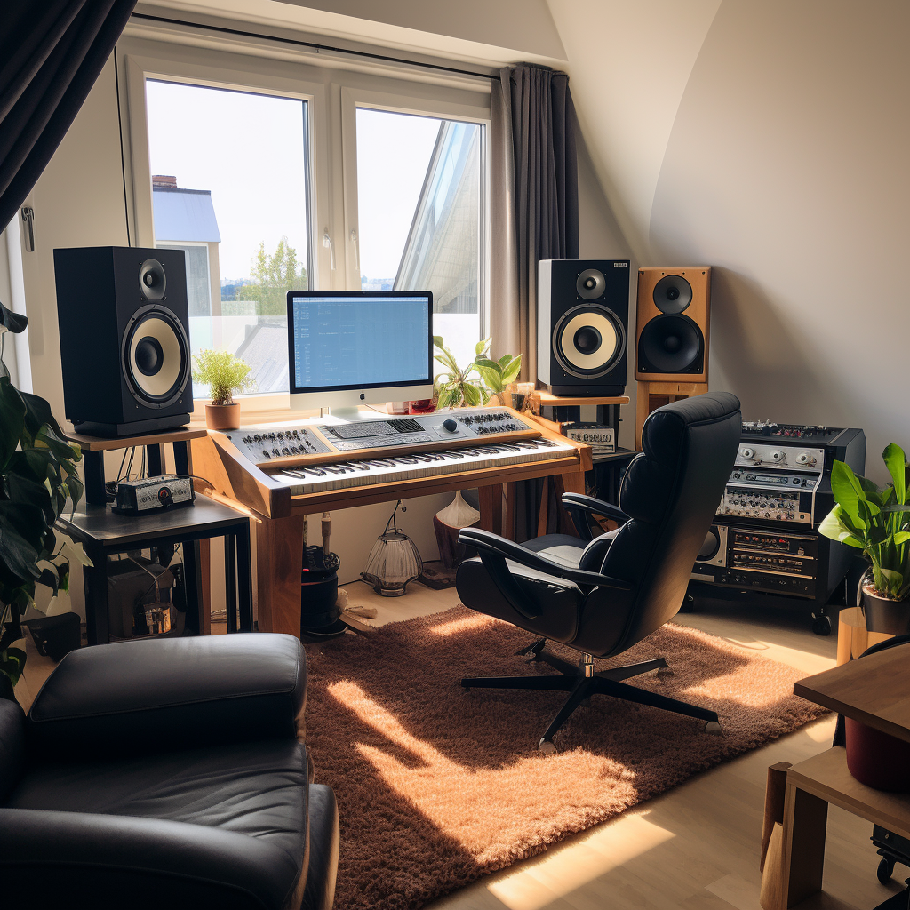 The 4 Best Budget Studio Monitors In 2024   Jwrec A Home Studio With 2 Music Monitors C1fcb277 Cb4d 4710 8887 86ee079069c6 1956052 