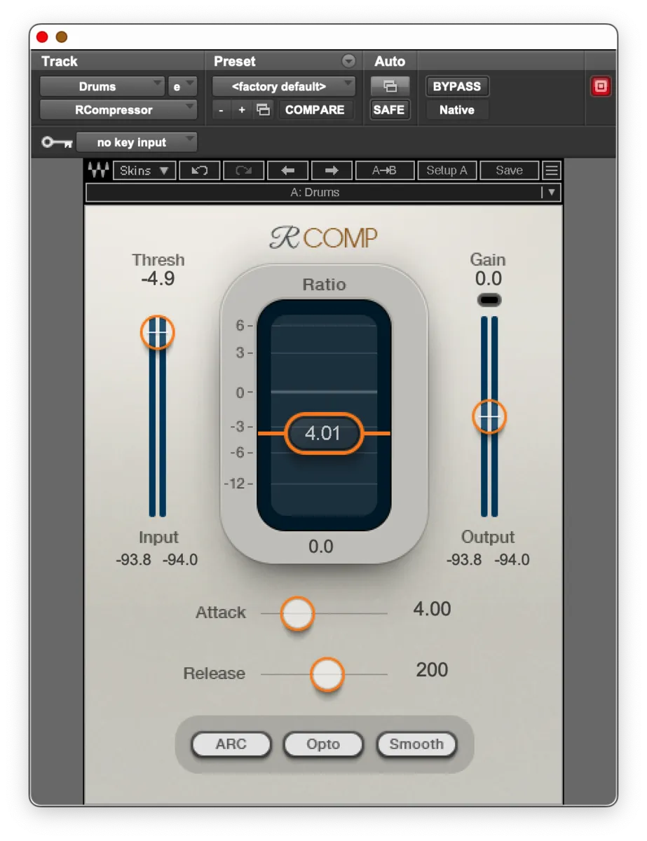 RCompressor Drums Starting Point