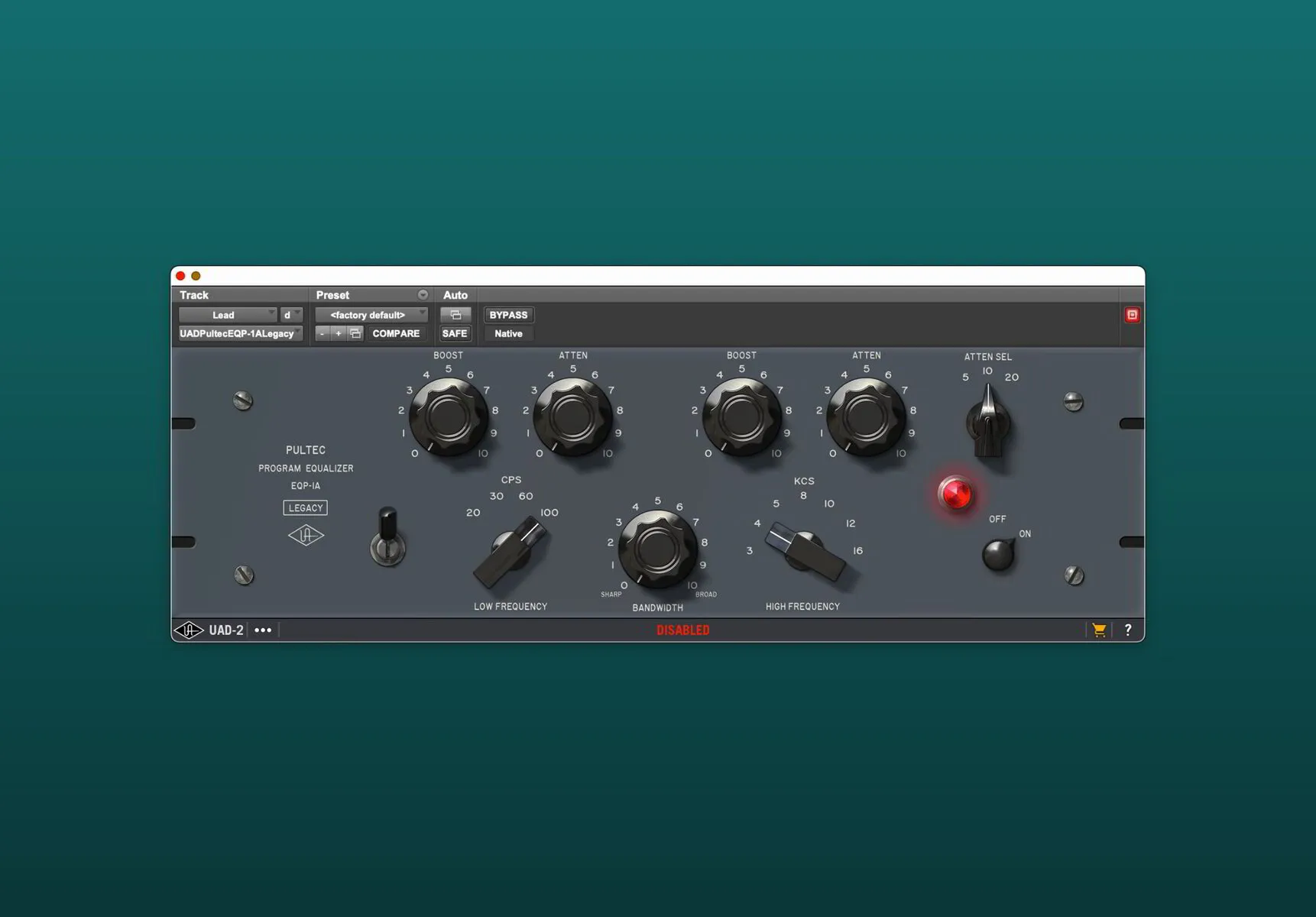 A UAD Pultec Plugin