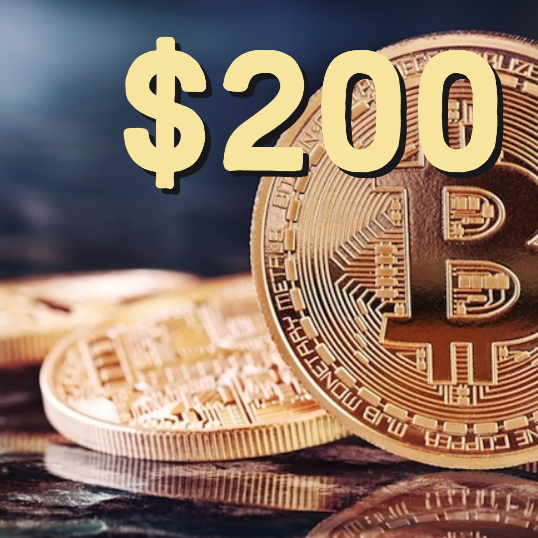 $200 bitcoin
