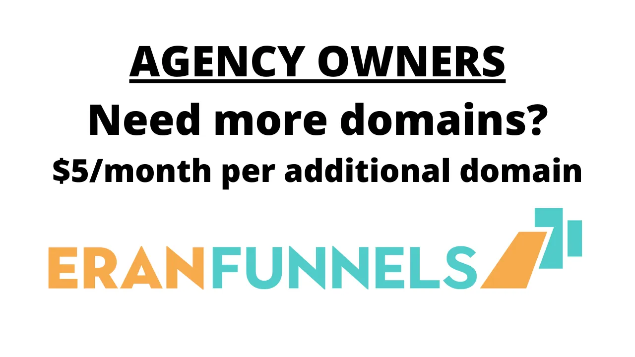 Additional Domain Funnels