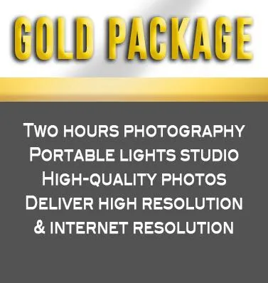 Photo shoot - Gold Package