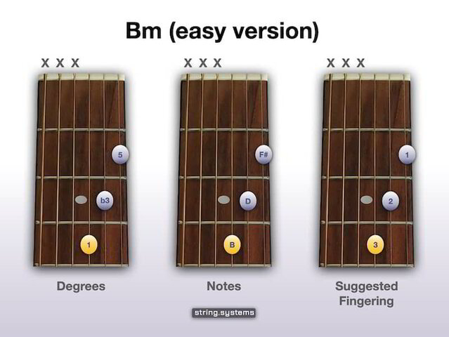 bm chord guitar easy