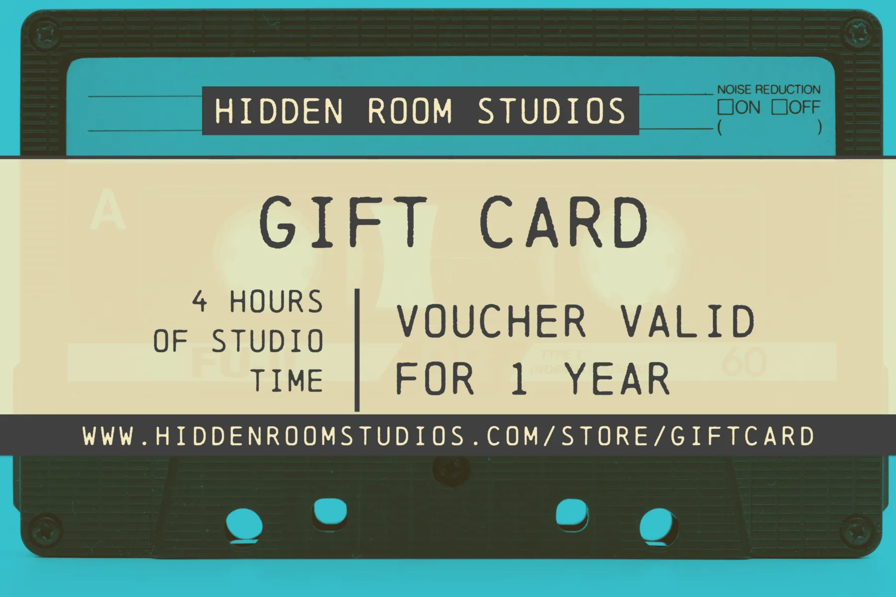 4 Hours of Studio Time (Gift Card)