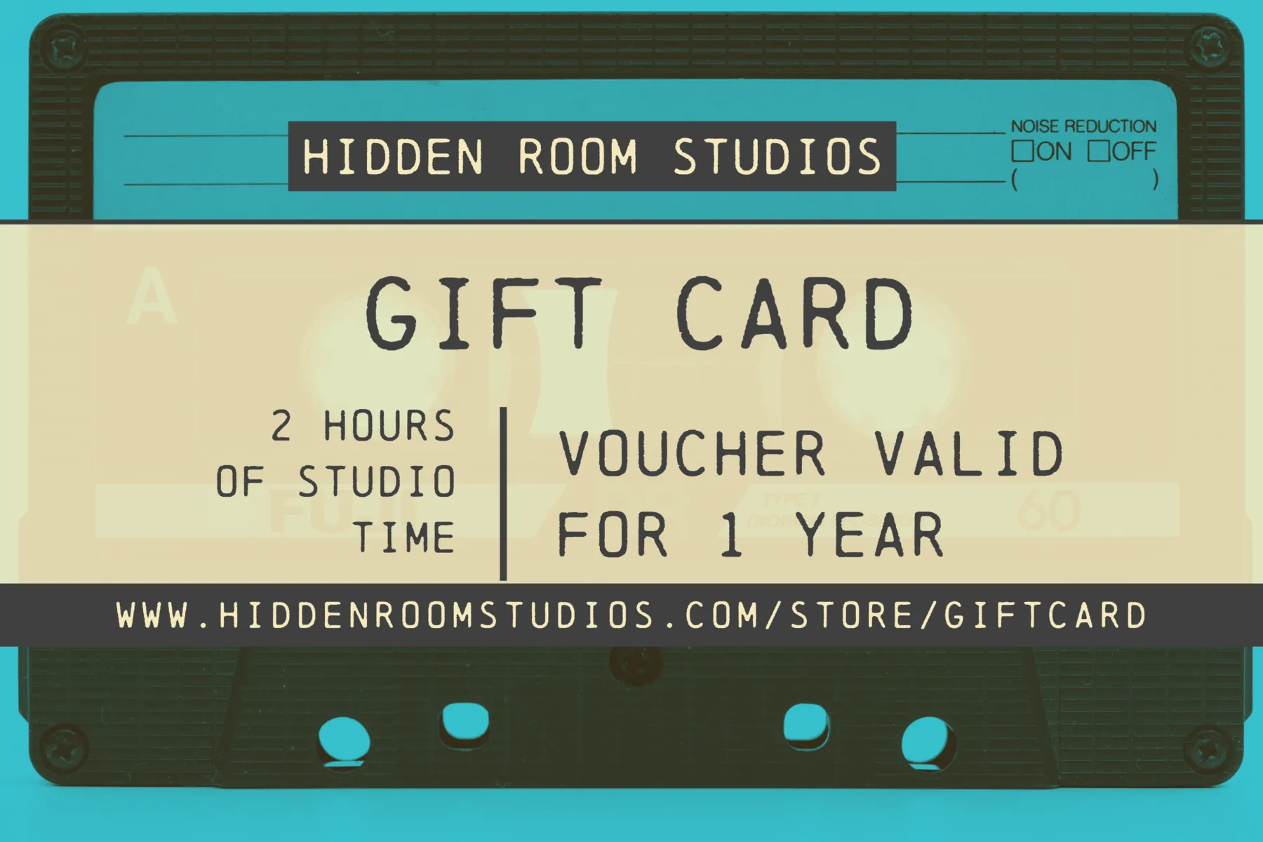 2 Hours of Studio Time (Gift Card)