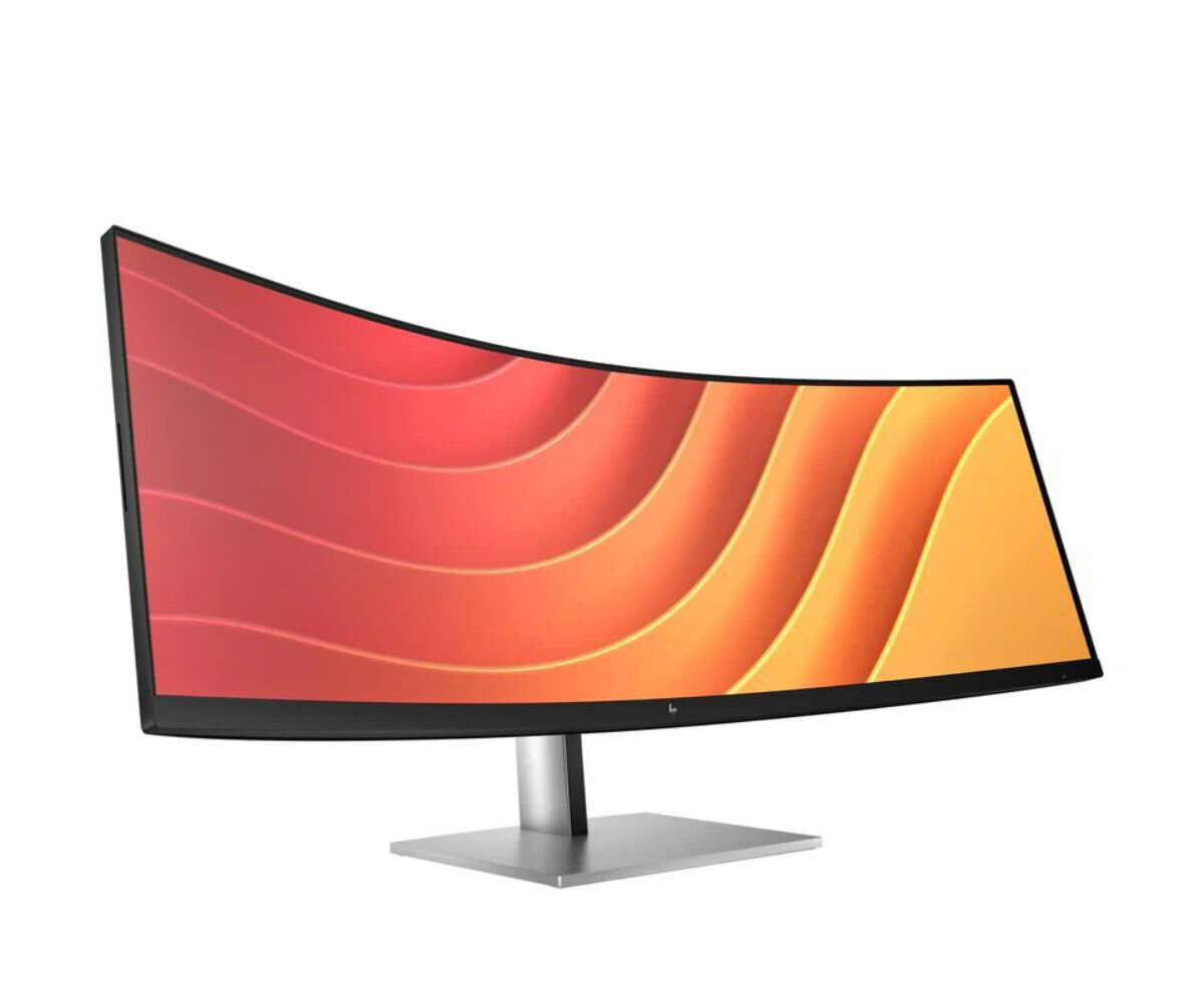 HP E45c inch G5 DQHD Curved Monitor DQHD (5120 x 1440) 1 HDMI 1 Display Port 1 RJ45 HP 3 Year Onsite