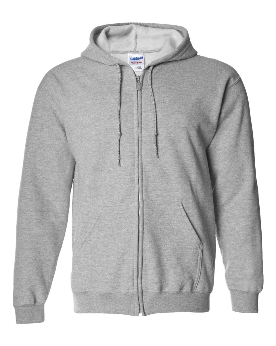 Gildan - Heavy Blend™ Full-Zip Hooded Sweatshirt - 18600- *13 Color Options*