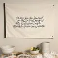 Glad and Sincere Hearts Canvas Flag