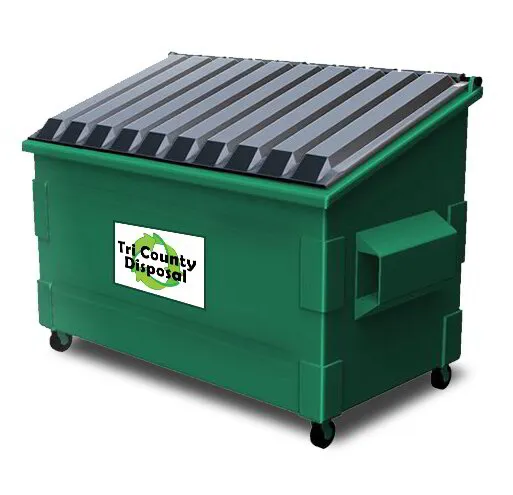 3 cubic yard container