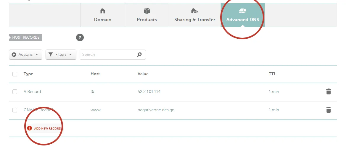 Help Docs - Connect a Domain