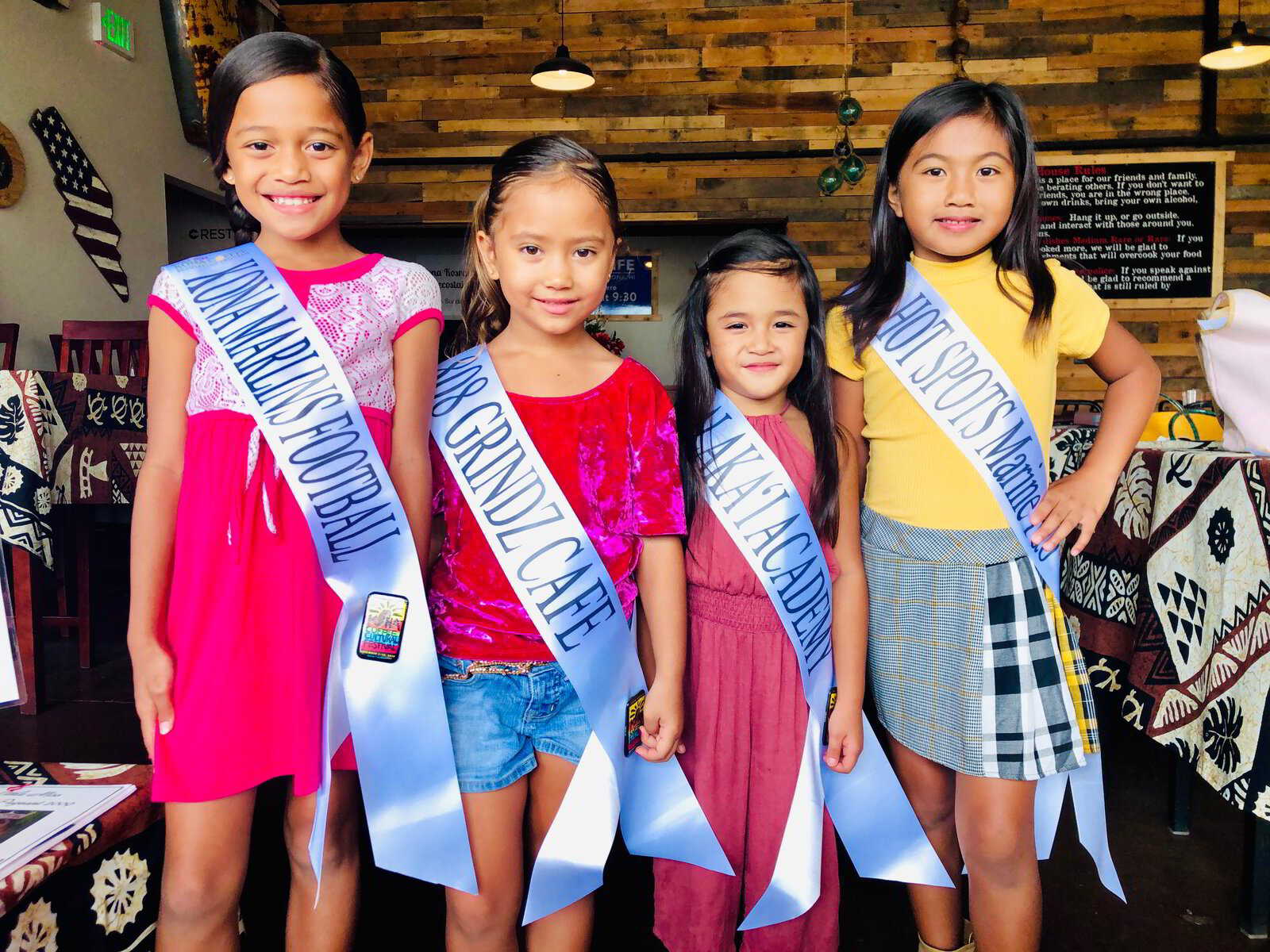 Little Miss Kona Coffee Ad Design