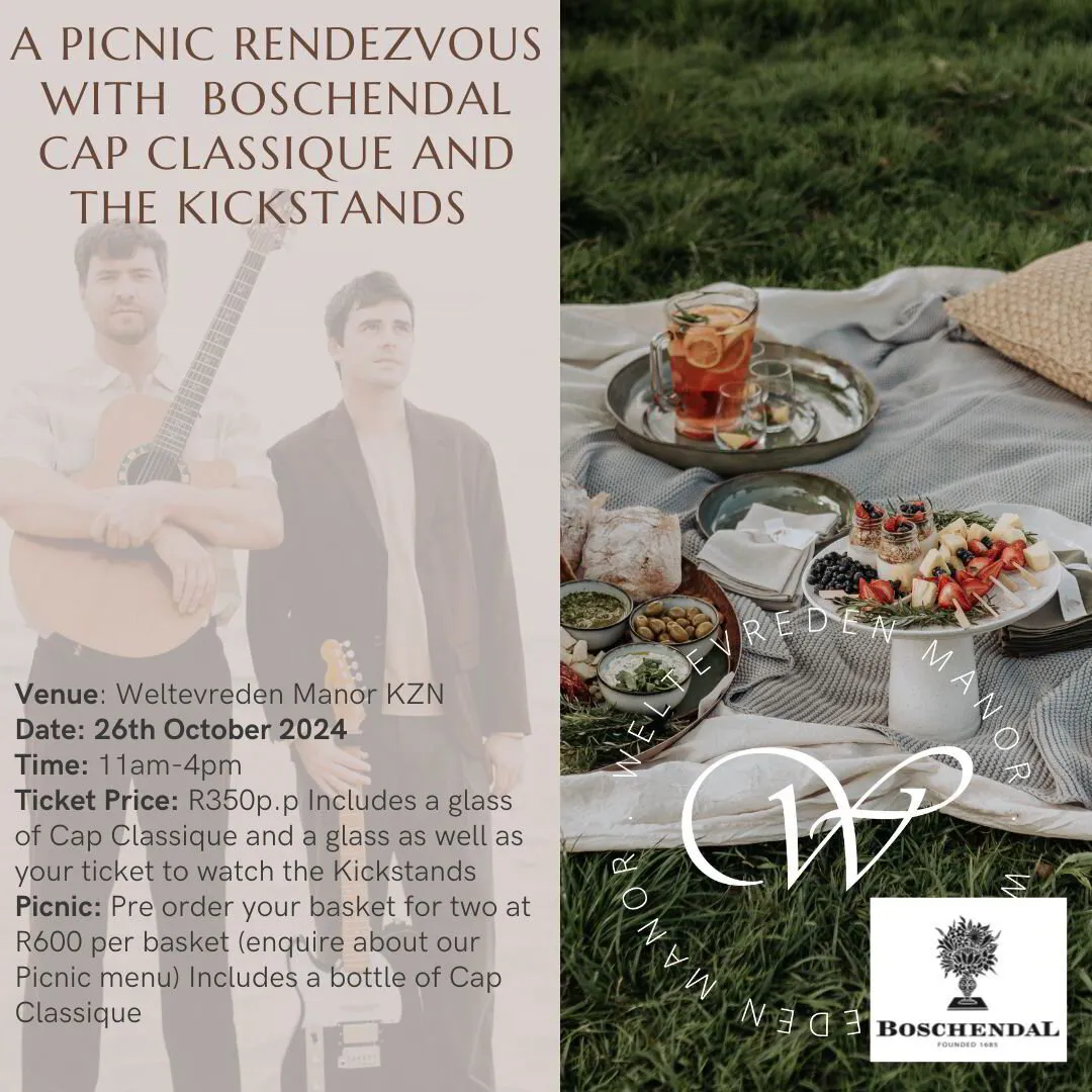 Picnic Rendezvous with Boschendal & The KickStands
