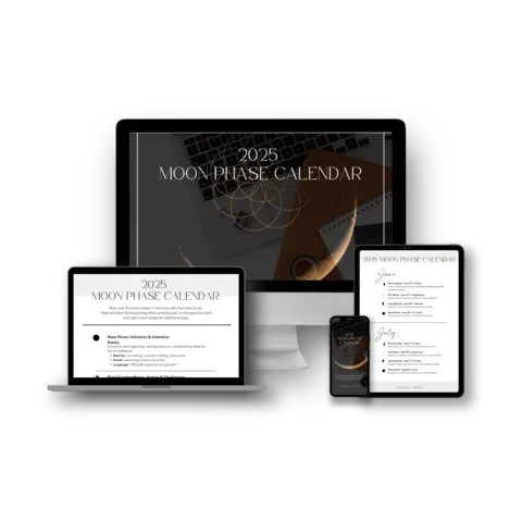 Download the Free 2025 Moon Phase Calendar from Auloure!