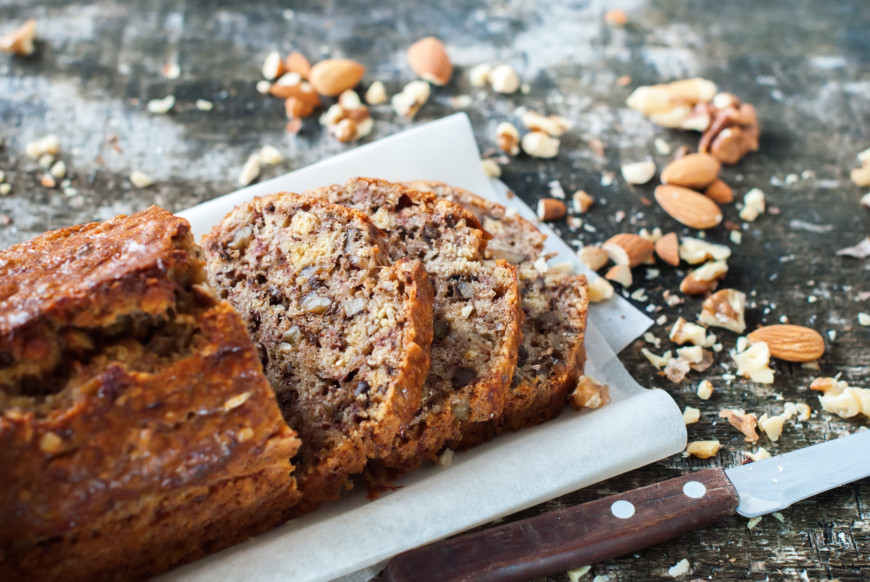 Apple, Dried Cherry & Almond Loaf