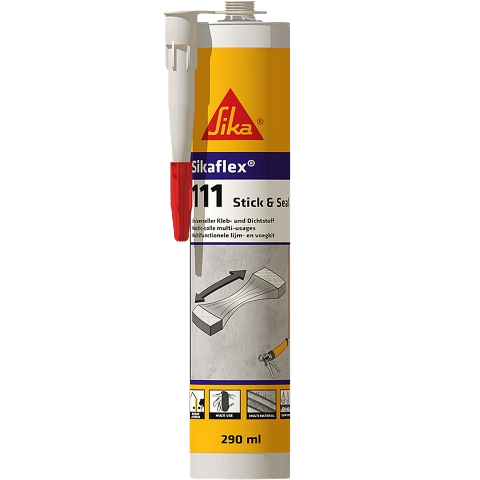 SIKA Flexibler Klebstoff Sikaflex-111 Braun - Dichtstoff Für Innen & Außen
