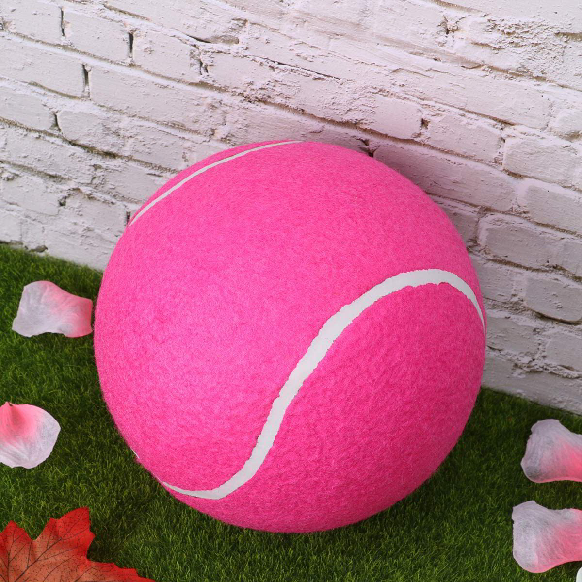 Giant PINK Dog Tennis Ball 20cm