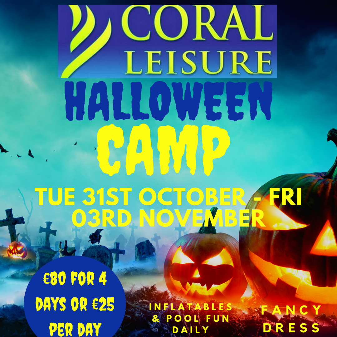 KIDS INDOOR HALLOWEEN CAMP KILLARNEY SPORTS & LEISURE CENTRE