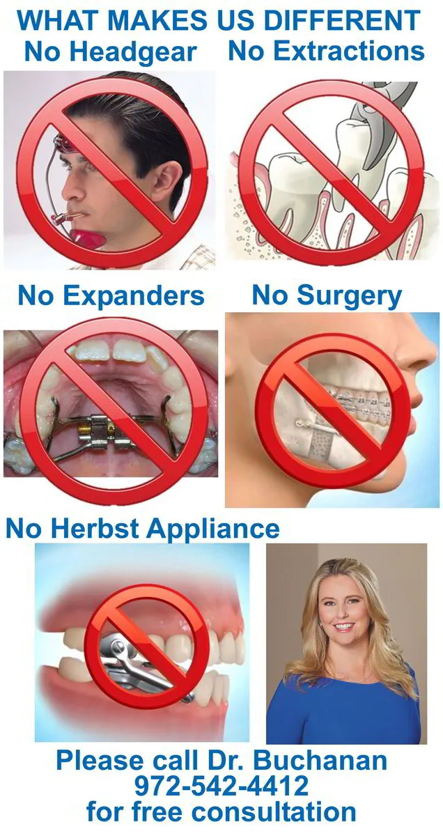 No expanders, No surgery, No headgear