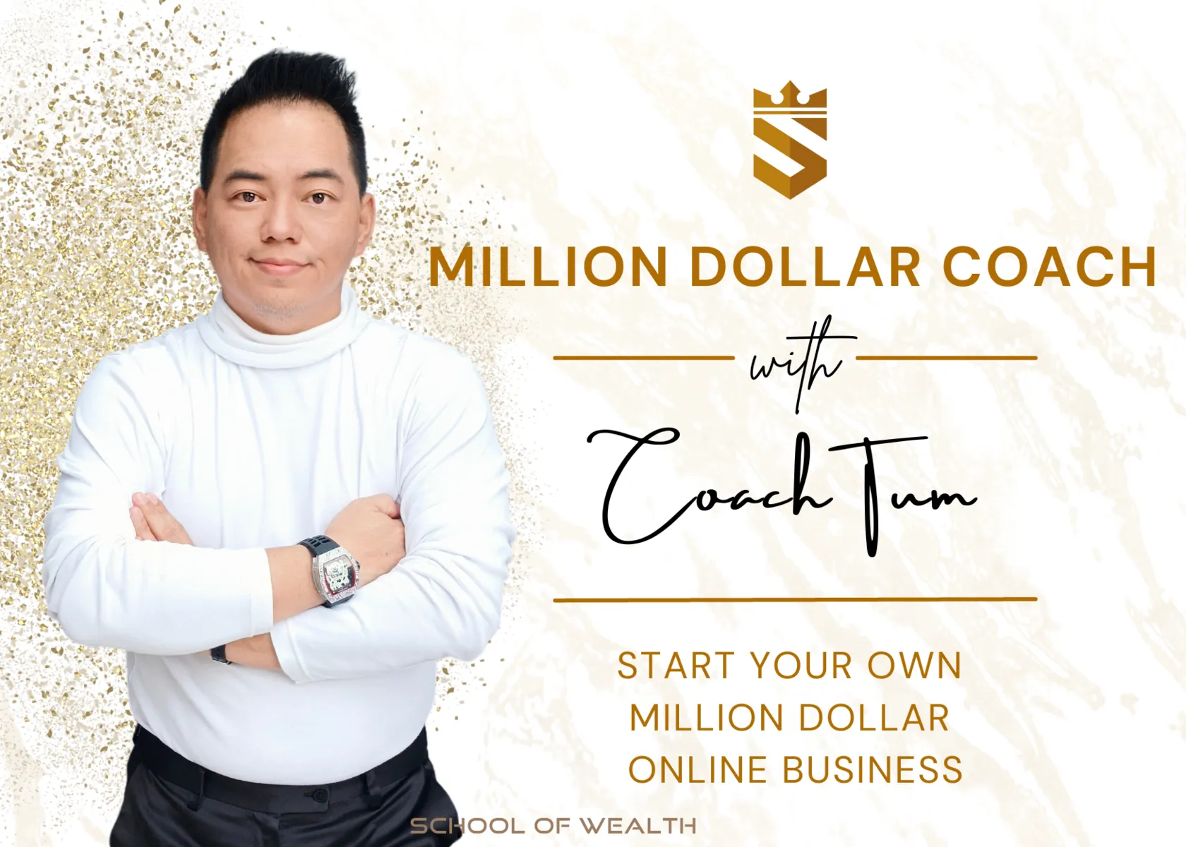 ที่นั่ง VIP โปรแกรม 'Million Dollar Coach' เรียนสดเจอตัว + Private Coaching หลังคลาสจบ (มีที่นั่งจำกัด)