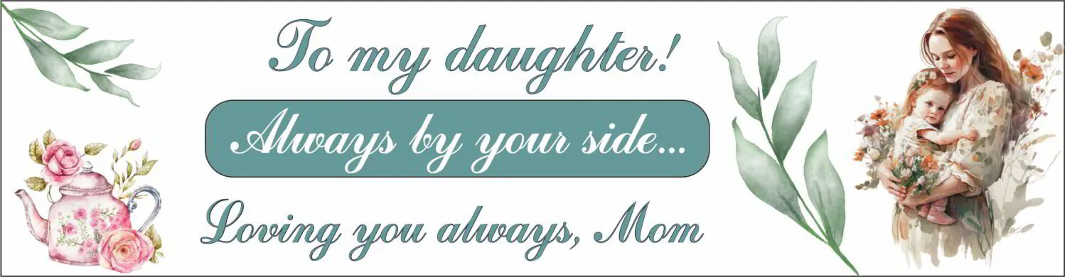Bookmark "To my daughter"