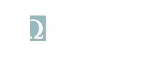 This is the Omega Builders white logo for their new homes in Southern Pointe near College Station, TX.