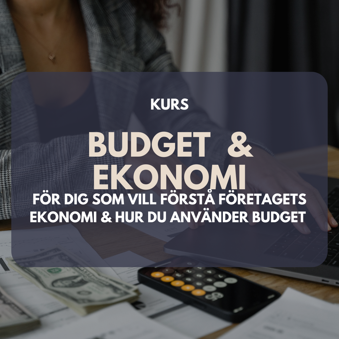 Dig Hur BUDGET & EKONOMI - lär dig hur du ska använda din budget och läsa rapporter